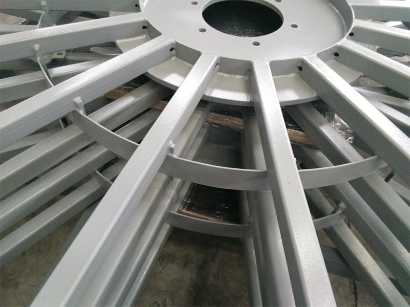 Marco de soldadura de estructura de acero redonda para el cuerpo del carrete