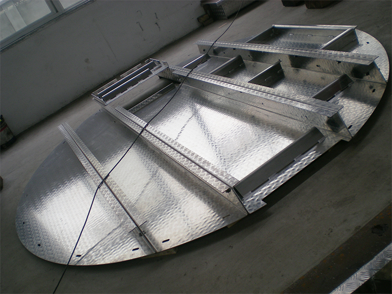 Plataforma de trabajo de mantenimiento de acero de aluminio para turbina eólica