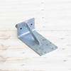 Soporte de acero de carbono galvanizado de 90 grados por soldadura