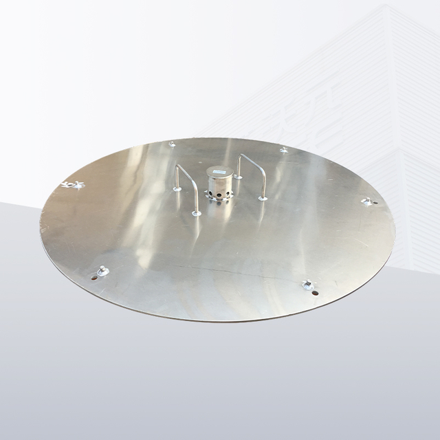 Cubierta galvanizada de placa circular para componentes de equipos industriales