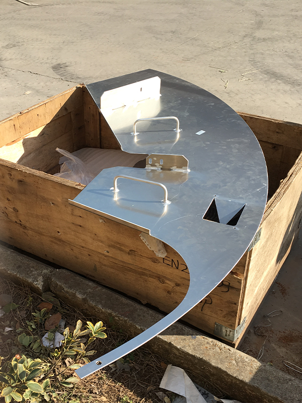 Cubierta galvanizada de placa circular para componentes de equipos industriales