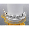 Plataforma externa de aluminio de acero para turbina eólica en alta mar