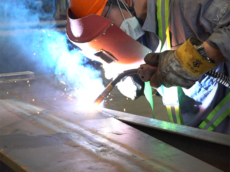 Servicio de soldadura de mecanizado de placas de acero grande y grueso