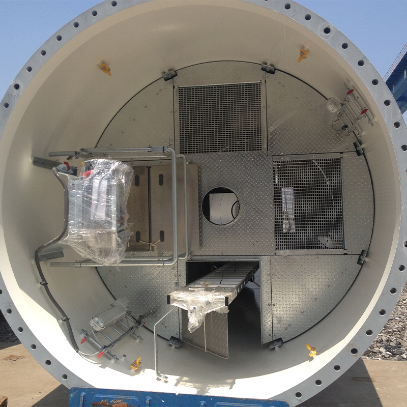 Plataforma de trabajo de mantenimiento de acero de aluminio para turbina eólica