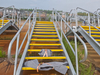 Escalera de acero galvanizado para torre de turbina eólica