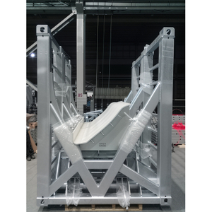 Marco de transporte galvanizado personalizado para una cuchilla de turbina eólica