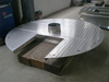 Plataforma de trabajo de mantenimiento de acero de aluminio para turbina eólica