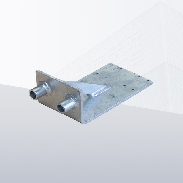 Soporte de acero de carbono galvanizado de 90 grados por soldadura