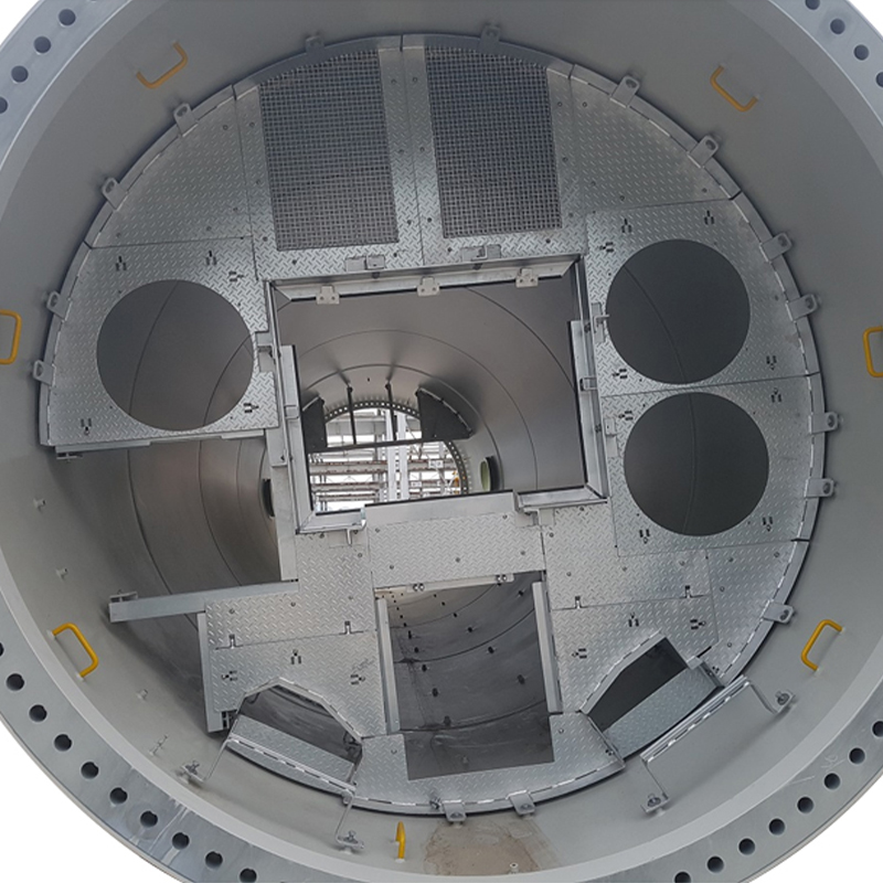 Plataforma de trabajo de mantenimiento de acero de aluminio para turbina eólica